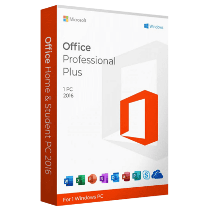 Microsoft Office 2016 Pro Plus - Genuine License & Product Key